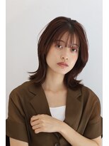 エクリフルール(equri fleur) 【目黒】 イルミナカラー×アース 外ハネミディアム