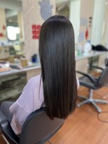 アークスヘアー&nbsp;くせ毛風ウルフパーマ前髪パーマミニウルフアッシュブラック