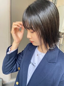 ティグルフォーヘア(TIGRE for hair) 【外ハネ】切りっぱなしボブ