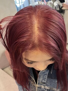 ジュエム(jouerm) ブリーチありの鮮やかチェリーレッド♪