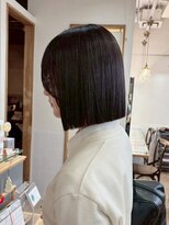 ネオリーブ クーロ(Neolive curro) タッセルボブ×カラー 髪質改善カラー 縮毛矯正/酸性ストレート