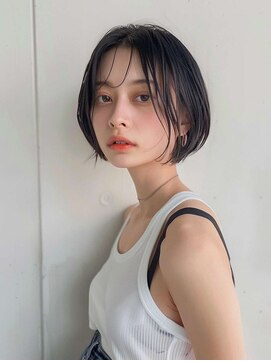 ヘッツ 仙台駅前店(HETTU) 黒髪/ボブルフ/ネビージュ/韓国/ワンレン/仙台/髪質改善/前髪