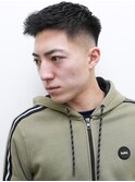 メンズアップバングスキンフェード刈り上げベリーショート0401