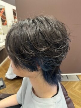 ルシードスタイルバレッタ フォーメン(LUCIDO STYLE BARRETTA for men) インナーカラー/ブルー/中華ウルフ