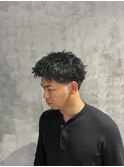 スパイキーピンパーマ