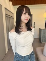 ローレンアオ(LOREN AO)&nbsp;ミルクティーブロンド/ダークブルー/デジタルパーマ/矢場町