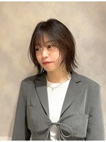 アオ(AO。)&nbsp;顔周りレイヤー/ハッシュカット/ボブウルフカット/レイヤー