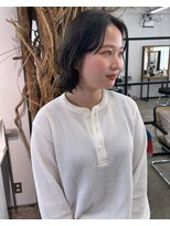 ソーソー(SoSo)&nbsp;デジタルパーマ暗髪カラー×パーマスタイル5.21