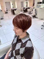ヘア&エステ ヒロイン 西武池袋店&nbsp;オレンジカラーのコンパクトショート