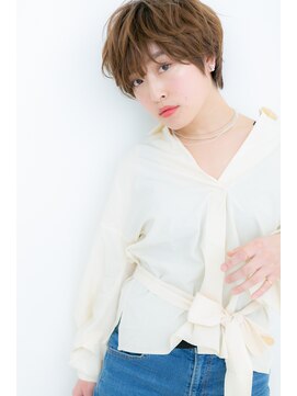 カバーヘア ブリス 戸田公園西口店(COVER HAIR bliss) くせ毛風ルーズカールマニッシュショートZ戸田公園20代30代40代