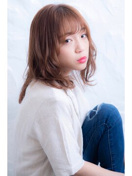 エレノア 渋谷公園通り店(Eleanor) ミディアムレイヤージュ【PREGO】