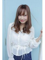 美容室 リーフ 竜南店(LeaF)&nbsp;透け感カラーが女っぽい☆ナチュラルロング