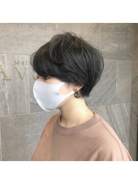 メゾン アヴァロ(Maison Avallo) お客様スナップ　マッシュショート/黒髪ショート
