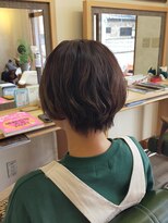キュウヘアー(KYUU HAIR)&nbsp;ショートスタイル×チョコレートカラー