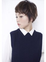 グランアージュ 大宮東口店(grandage) 大人可愛い20代30代40代黒髪前下がりショートボブ丸みショート