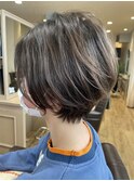 丸みショート