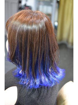 ポタム 東中野(potamu) ミディアムレイヤースタイルにインナーカラー