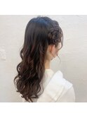 お花ヘアセット