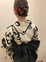 ヘアーアンドメイク ジャム(hair&make Jam) タイトハーフアップ