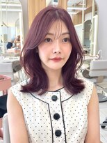 アフロートリノ(AFLOAT Leino)&nbsp;2wayバング 韓国前髪 シースルー ミディアム くびれ#