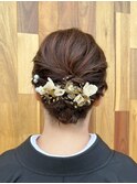 ヘアセット/結婚式親族スタイル/ヘアアレンジ