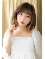 モッズヘア 越谷(mod's hair)&nbsp;抜け感ツートーンカラー韓国風ボブウルフTb4越谷20代30代40代