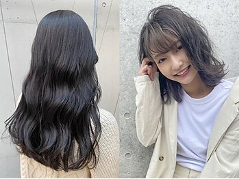 クッキー ヘアーアンドメイク(COOKIE Hair&Make)の写真/【鶴屋0分】グレージュ、韓国風など艶感カラーはcookieにお任せ♪カラーとヘアケアが一緒に出来ます◎