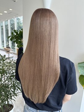 イト(ito.) ミルクティーベージュロング_レイヤーロング