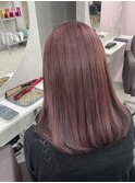 ブリーチなしピンクラベンダーカラー♪