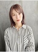 ツヤカラーのクビレ外ハネボブ