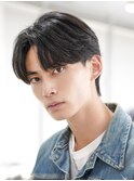 フェザーパーマ韓国センターパートシャドーパーママッシュ