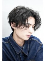 セリ ヘアサロン 表参道(ceri) メンズカットメンズヘアシースルーマッシュダウンパーマ