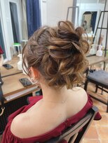 ヘアセットサロン アッシュ 神戸三宮(Ash)&nbsp;華やかお団子