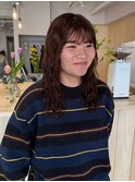 ナチュラル似合わせミディアムパーマ