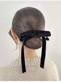 【ヘアセット】タイトシニョン