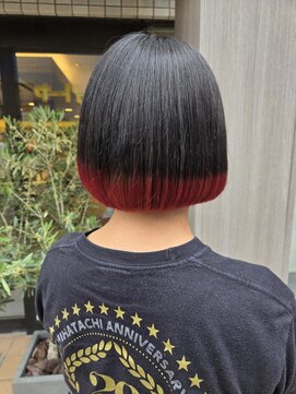 ヴィサージュメゾン(VISAGE maison) ブラック×レッド　エンドカラー