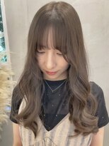 ディモアンド 表参道(Dimo&)&nbsp;x透明感カラー/イメチェン/ホワイトブロンド/外ハネボブ/美髪