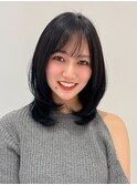【長谷川】大人ミディアムレイヤー