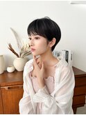 【La fith】丸みショート×クリアブラック