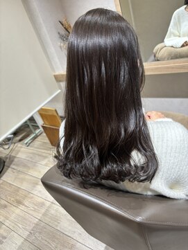 うるツヤ髪質改善ナチュラルゆるふわセミロング20代30代40代