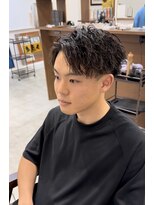 アトラクト バイ ラック 津田沼(Attract by LUCK)&nbsp;ツイストスパイラル/津田沼/メンズパーマ/メンズ/ブリーチ