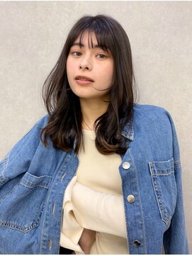 ケーツー エム 京都ラクエ(k-two emu) 外ハネヘア*ロングヘア*レイヤーカット*顔周りカット*髪質改善