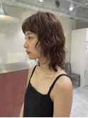 ウルフボブウルフくびれボブショートウルフホワイトグレージュ