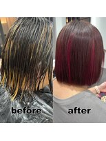 モンド ヘアクリエーション 新栄店(monde hair creation)&nbsp;【monde】before × after × 髪質改善