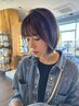 顔周りポイントストレート+トリートメントでうねり解消朝ラクヘア♪￥10560