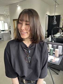 カイコヘアーアンドアートスタジオ(kaiko hair&art studio) 透明感オリーブベージュ/ブリーチ無しダブルカラー/レイヤー