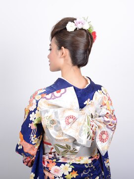 アースコアフュールボーテ 新潟中野山店 (EARTH coiffure beaute) ☆着物ヘア☆夜会巻きアップスタイル