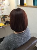 重すぎず軽すぎないボブ♪