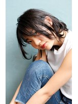 グロスシーループユナイテッド(GROSS C-LOOP UNITED)&nbsp;外ハネショート×透け感のあるダークグレージュ