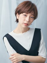 エムスラッシュ みなとみらい馬車道店(M SLASH)&nbsp;M.SLASH馬車道/斜めバング/ピンクブラウン/マッシュウルフz1